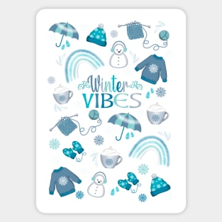 Winter vibes Sticker